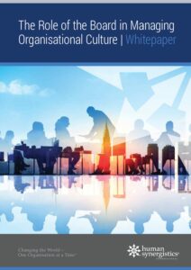 The Role of the Board in Managing Organisational Culture